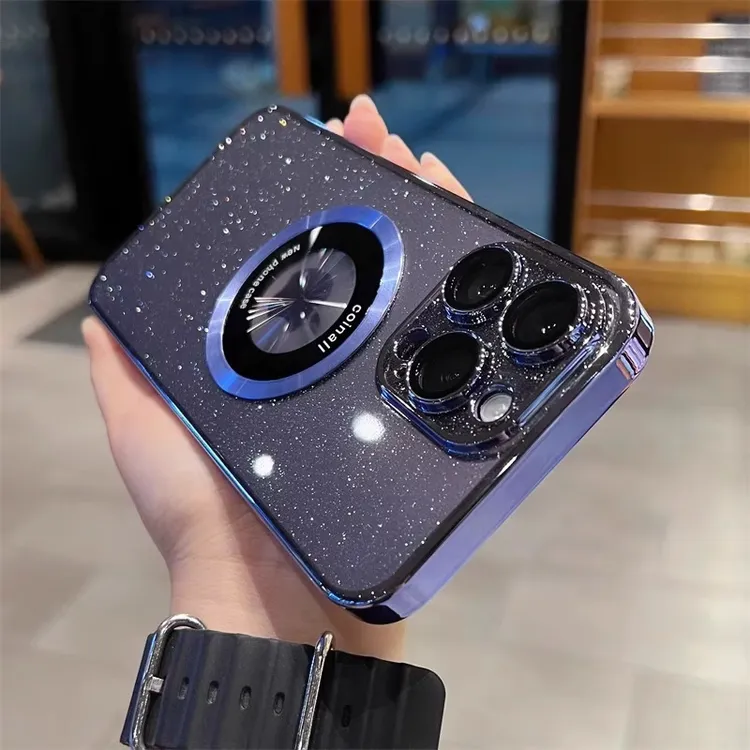 适用于苹果17手机壳iPhone星空璀璨14promax镜头膜16漏标磁吸15