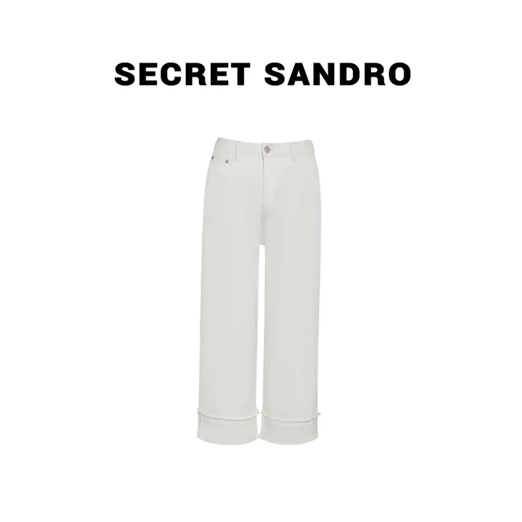 【女团裤】【多娜&Secret Sandro粉丝专享】牛仔裤 N25200016N