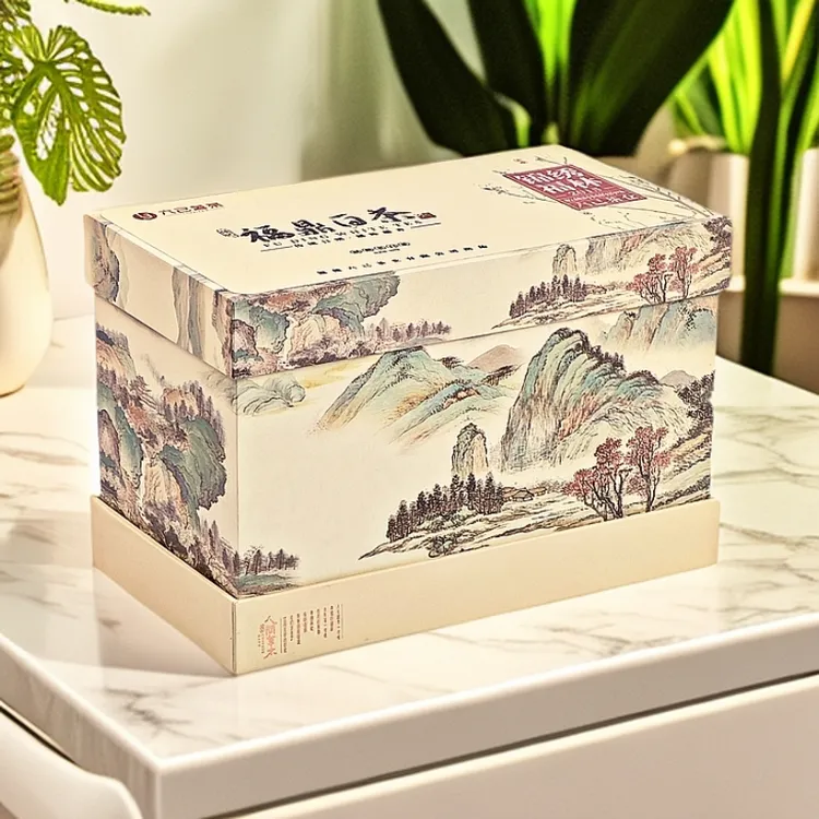 福鼎白茶老白茶寿眉礼盒装传统日晒陈香香甜办公室口粮茶