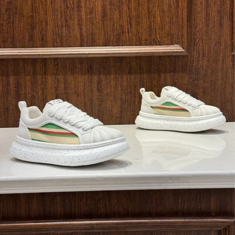 2025夏季新款时尚百搭潮流轻奢经典贝壳头痞帅休闲男鞋（偏大一码）