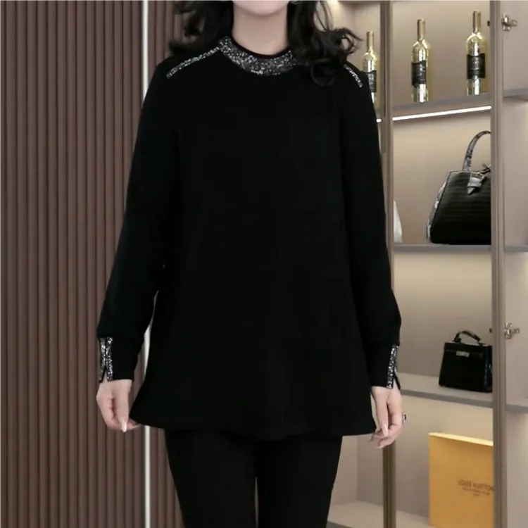 大码女装秋季新款气质休闲舒适时尚百搭上衣ZSX25A0176