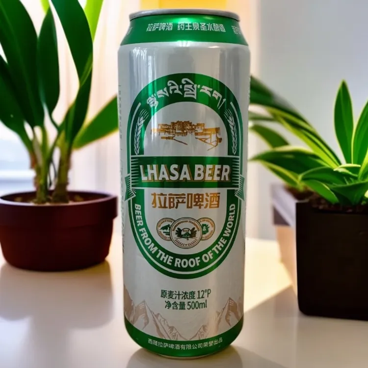 拉萨啤酒白听装500ml西藏拉萨特产西藏拉萨啤酒有限公司网红酒水