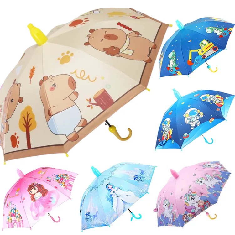 可爱儿童雨伞6-12岁上学专用3-6岁幼儿园小学生男女儿童自动伞