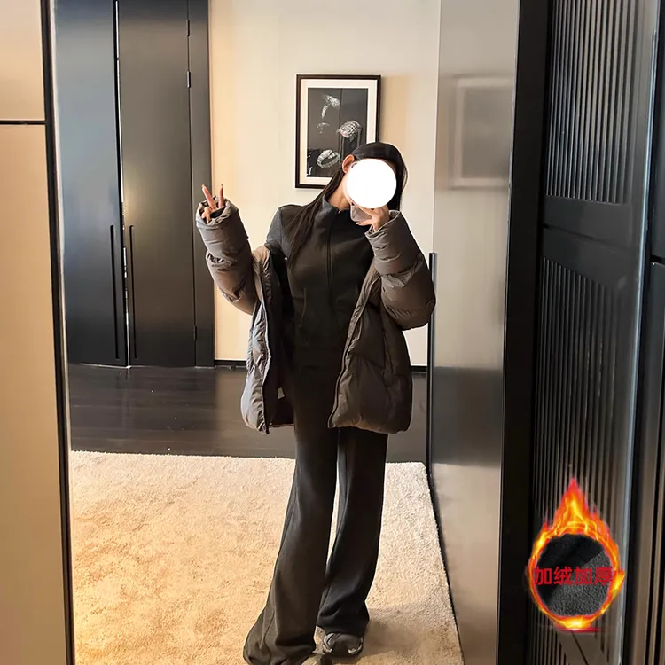 灰色条纹套装韩系外套女早秋季老钱风松弛感2025新款修身出游服装