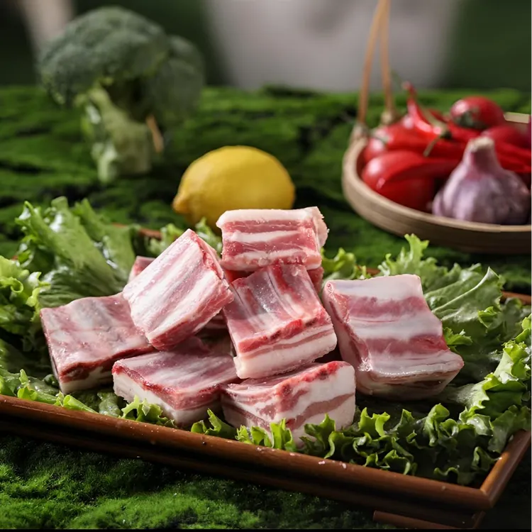 宁夏盐池滩羊羊排块1KG新鲜羔羊肉原切炖煮