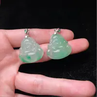 石惑珠宝+独龙玉佛公吊坠约25mm-多样性发一