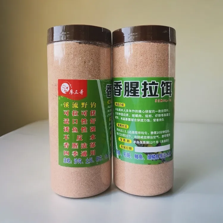 廖三哥溪流野钓适口性香腥拉饵(300克/瓶)饵料拉丝石斑溪流钓钓鱼