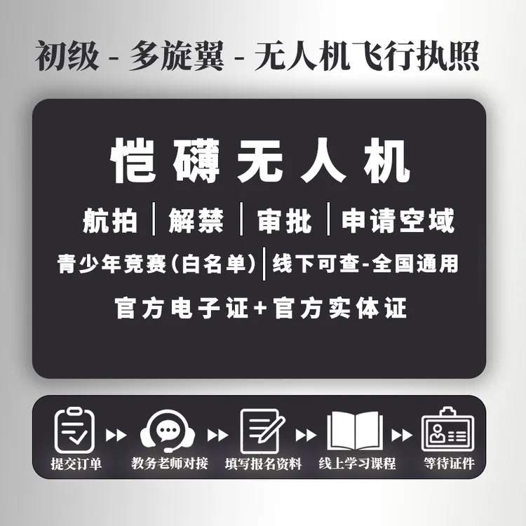 【国补】无人机初级快速学习考试教学跨境/飞手无人机培训无人机商品图