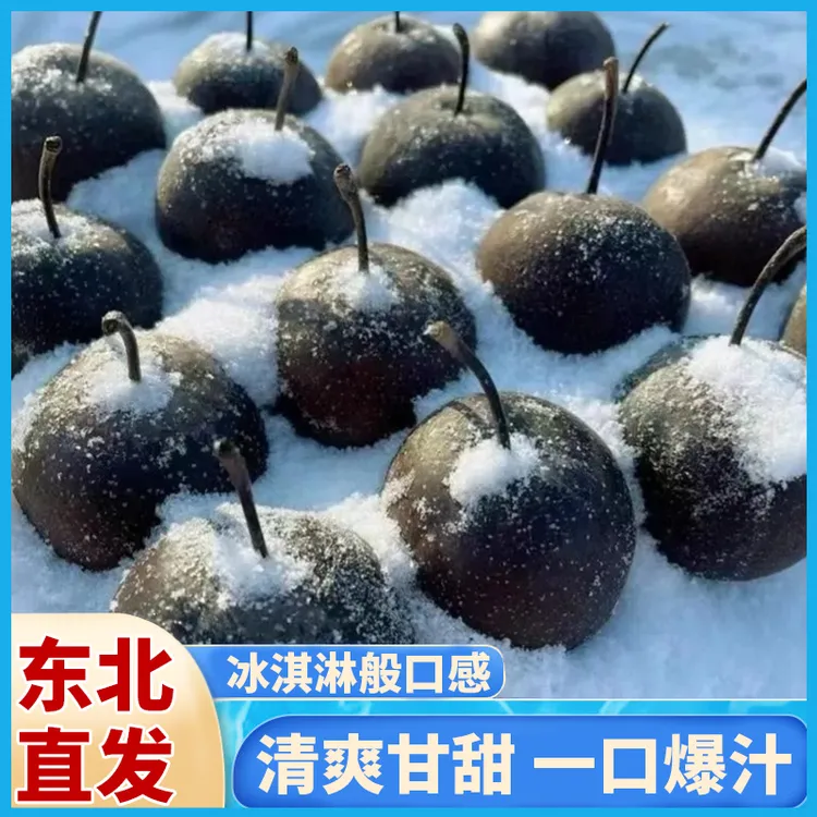 5斤东北冻梨正宗源头厂家直发入冬水果特产冻梨汁苹果梨甘甜多汁