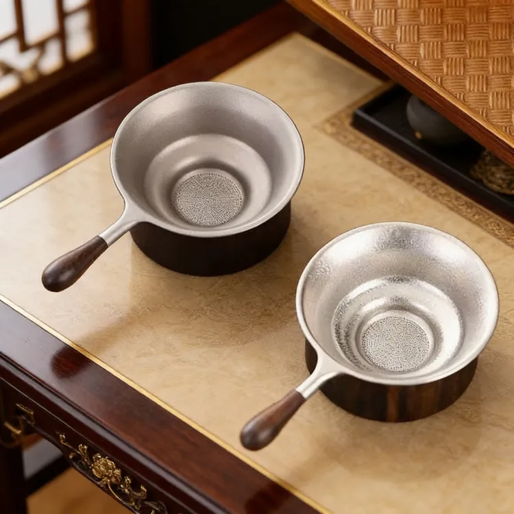 【高档茶漏茶滤】超细茶叶滤网滤茶彻底不堵塞商品图