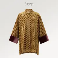 SIQIYOUNG【Maggie精选】时来运转-丝绒铜钱纹中式外套