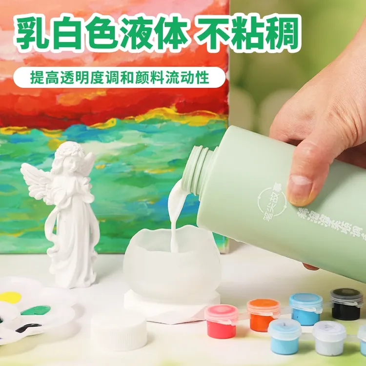 赛梵调和剂稀溜溜系列|DIY数字油画调和液丙烯数字油画缓干柔顺剂