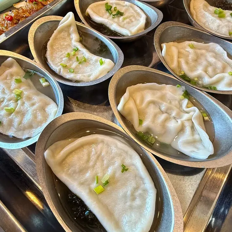 【新鲜鲅鱼】手工海鲜水饺营养早餐鲅鱼馅蒸煎饺餐饮商用批发半成品