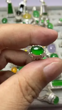 【闪购商品】定制翡翠未镶嵌戒指