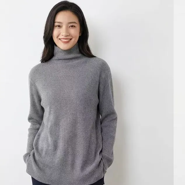寻汀源240斤高领针织打底衫秋冬百搭高弹抗起球爆款秋冬冬季毛衣