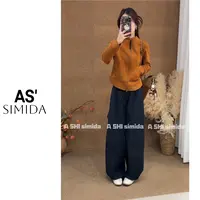 SIMIDA诗觅 韩系修身拉链薄款拉链卫衣