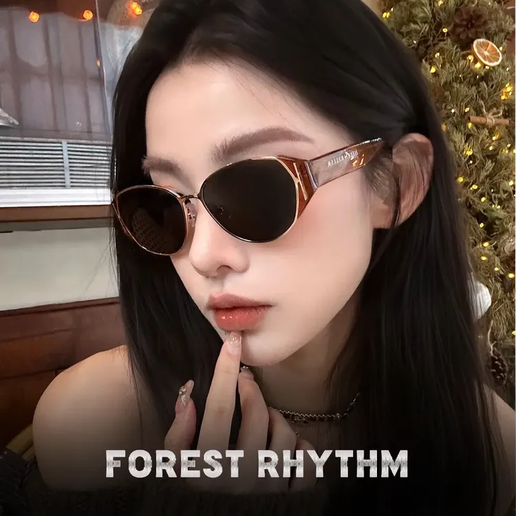 薯薯镜猫眼潮流可爱防紫外线太阳镜户外俏皮墨镜时髦高级感男女款