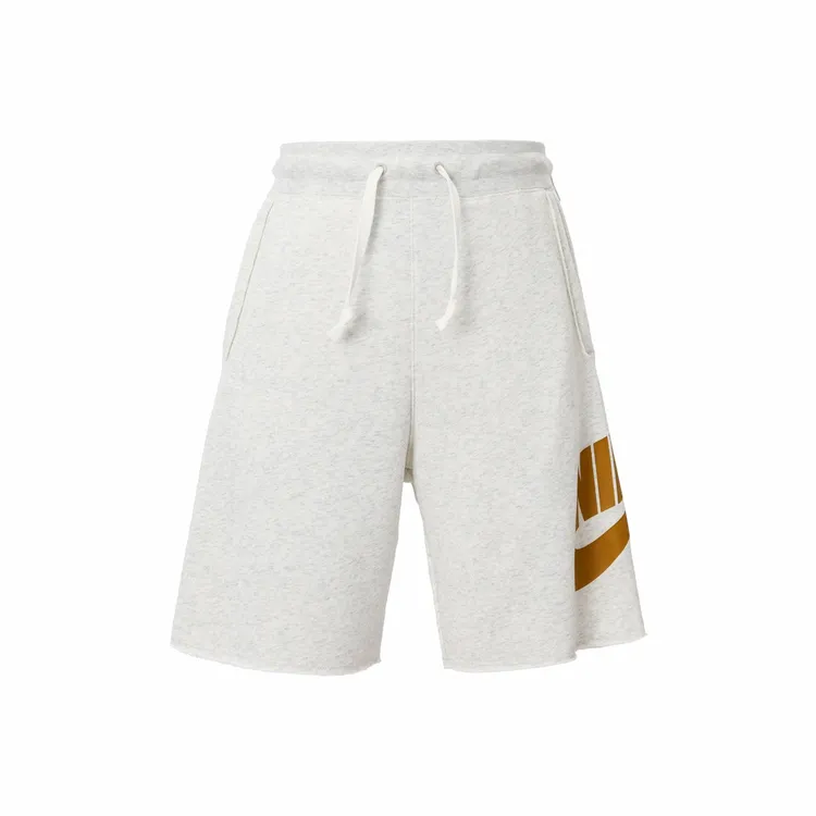 NIKE/耐克字母品牌Logo中腰休闲短裤男款调色燕麦AR2376-142