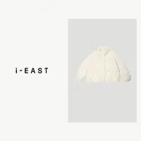 i-EAST 奶油雪顶~冬季高级感花纹羽绒服外套-4D 24J159