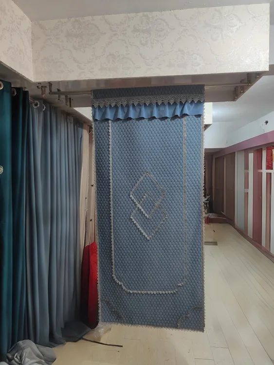 冬季棉门帘,加厚保暖抗寒棉门帘,高档棉门帘,定制门帘灰色门帘