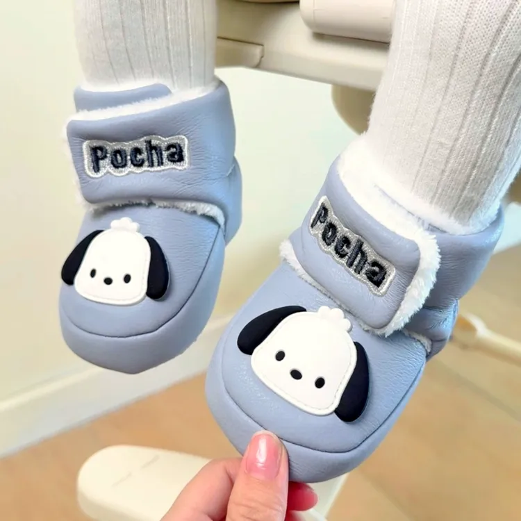 冬季0-1岁新生婴儿宝宝棉鞋加绒加厚保暖不掉鞋男女宝宝学步前鞋