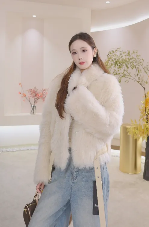 【UU专属】365海宁皮草设计感新款托斯卡纳皮毛一体