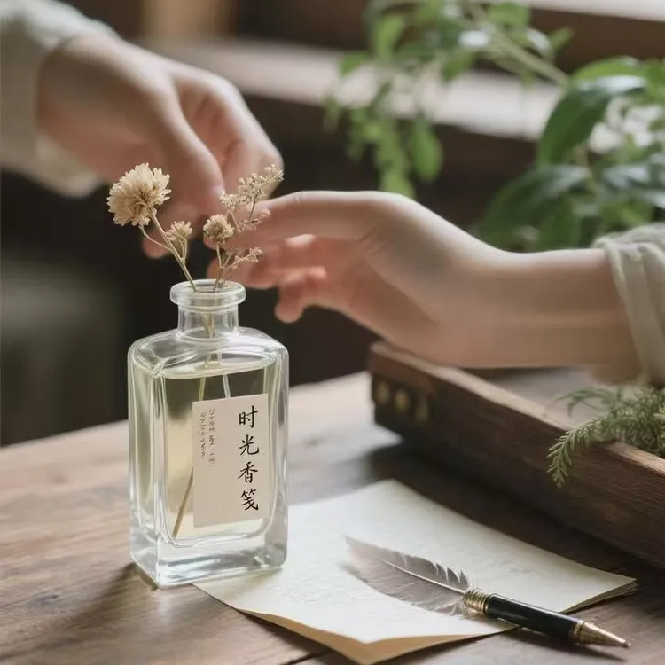 时光香笺龄草花DIY香水亲手调专属香气，把时光酿成味道