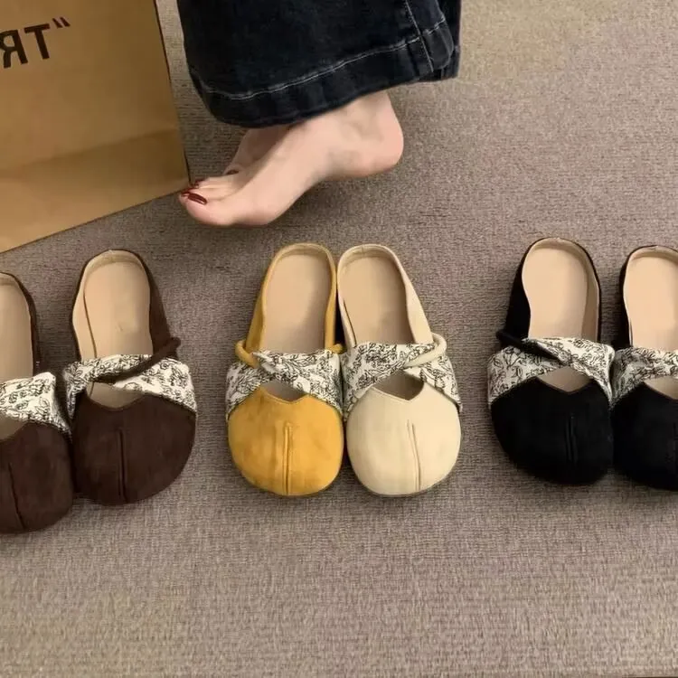 网女鞋软底豆豆鞋浅口秋季圆头厚底鞋玛丽珍黑色工作鞋小跟单鞋