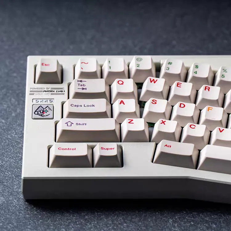 白手作 原厂高度键帽 磁轴键帽 机械键盘键帽 PBT Keycaps beige