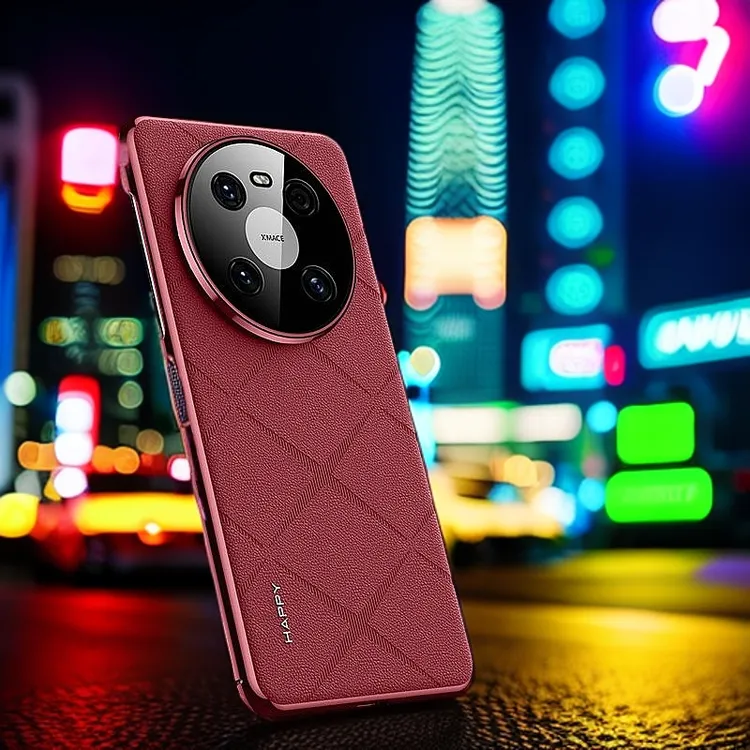 华为mate40Pro手机壳mate40保护套电镀素皮全包防摔壳高端新年款