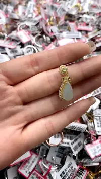 【闪购商品】翡翠戒指银S925镶嵌99999999    1