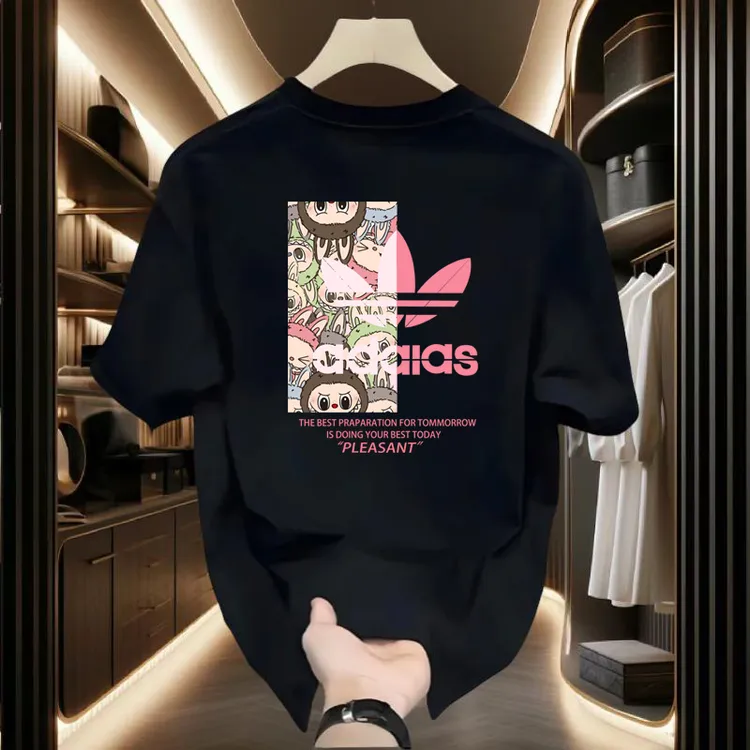 一折专区 | 奥莱潮牌夏季短袖印花圆领T恤休闲百搭宽松情侣半袖