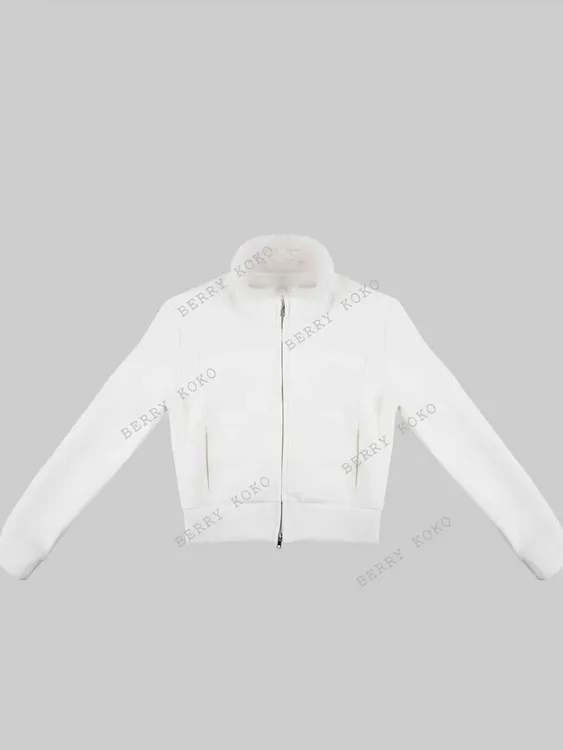 秋冬“立体剪裁”定制面料“高密”“毛毛”立领显瘦卫衣外套W190