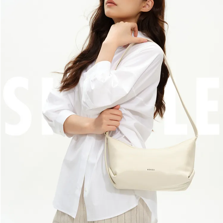 【双11提前购】HONGU红谷女包法式通勤牛皮单肩腋下包春夏百搭斜挎包H5176809X