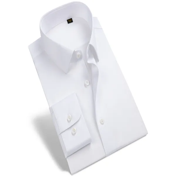 镇店之宝200支4股衬衫男士商务白色长绒棉高档长袖成衣免烫可机洗