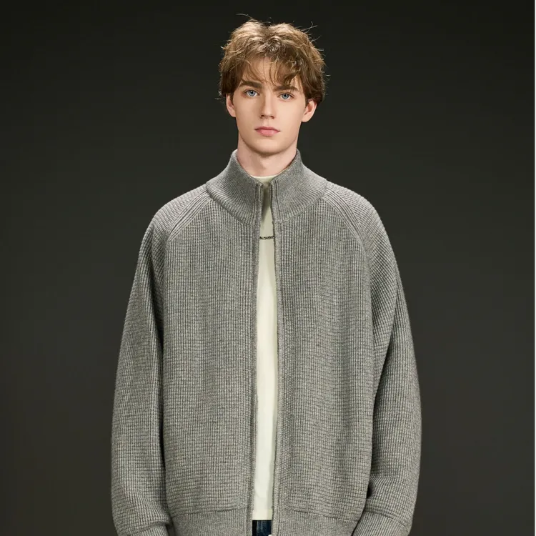 【INXX】潮牌针织面料薄羽绒服宽松立领外套男女同款XRF4151709