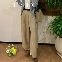 【鹿十七·梧桐坠】秋季阔腿垂感时尚休闲裤