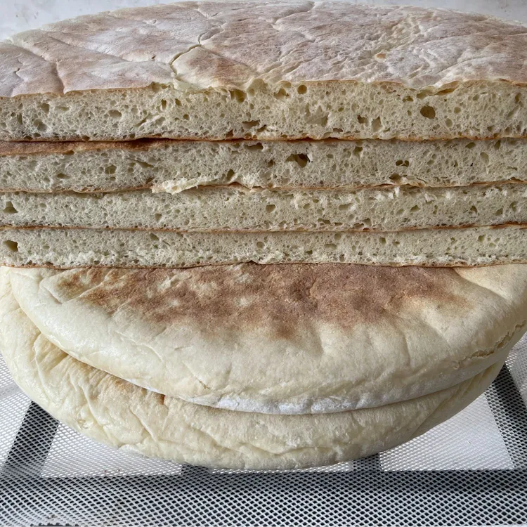 苏北特产  传统手工大饼老面头发面好吃