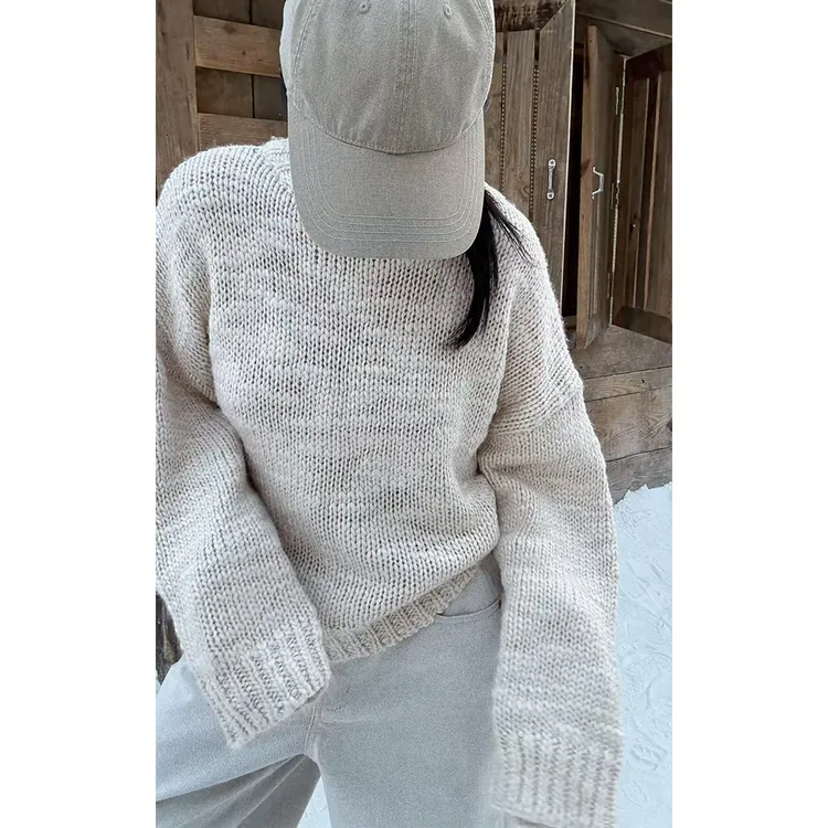 LA CALLA肚肚纱柔软温暖圆领毛衣OY-WX7323