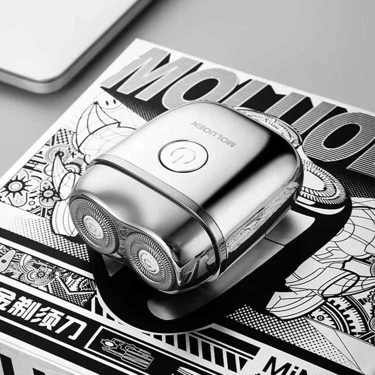 摩洛恩迷你便携男士电动剃须刀水洗刮胡刀男式刮胡须刀520送男友