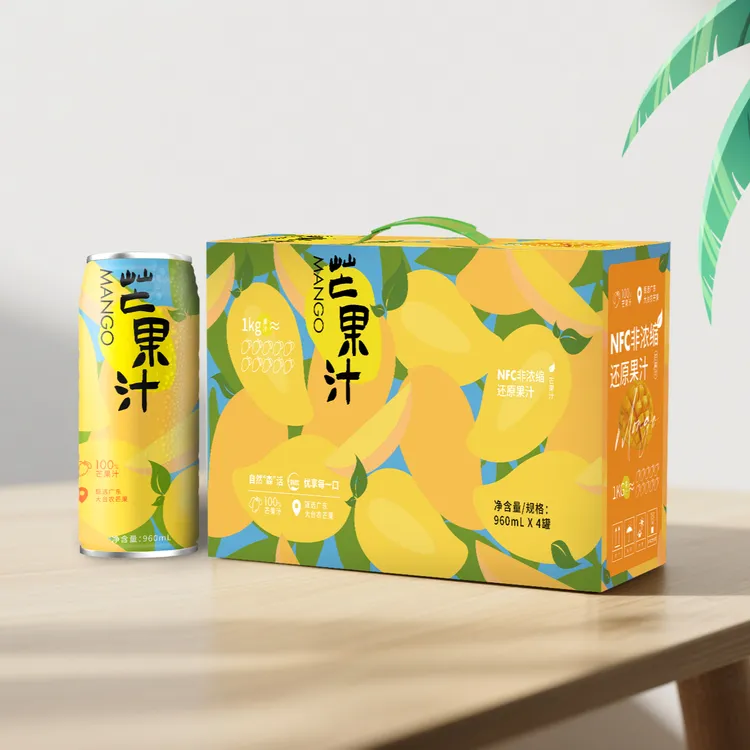 森优 【送礼佳品】NFC100%芒果汁礼盒装清爽解腻