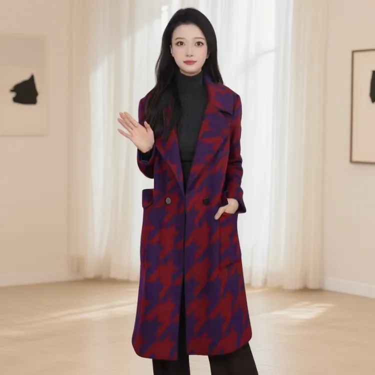 Gowani/乔万尼羊毛大衣女秋冬年商场新款双面呢外套EL4A566