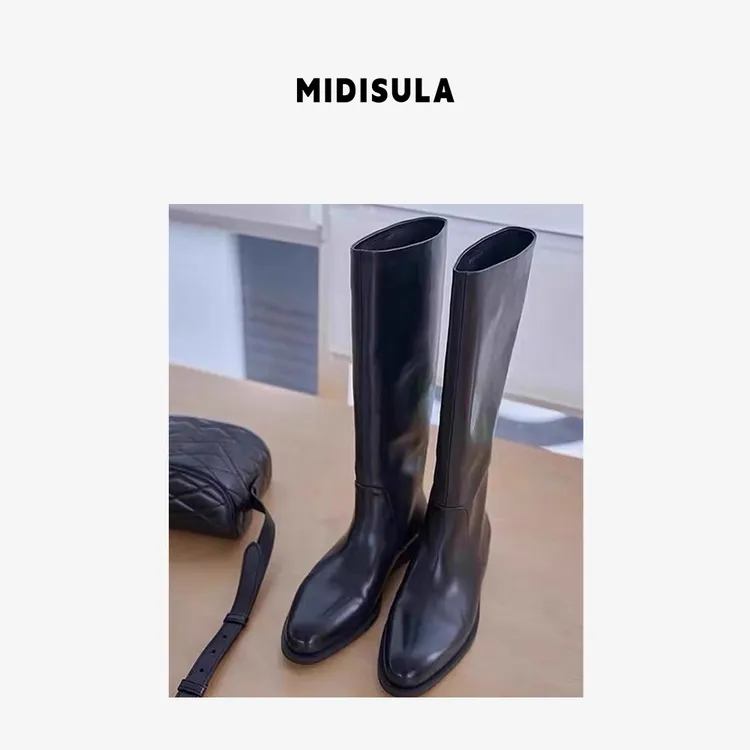 MDSL·  时尚洋气简约高筒靴鞋#02196