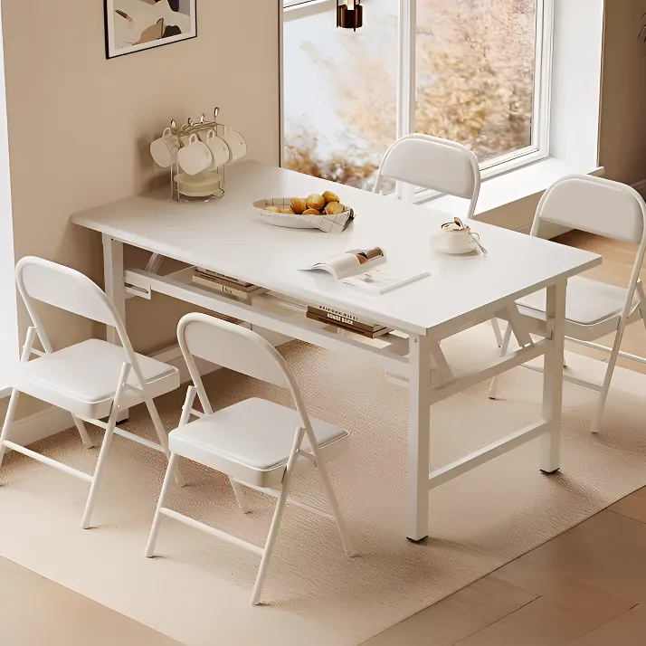 可折叠电脑桌书桌摆摊美甲桌长条桌培训桌专用简易会议桌出租屋