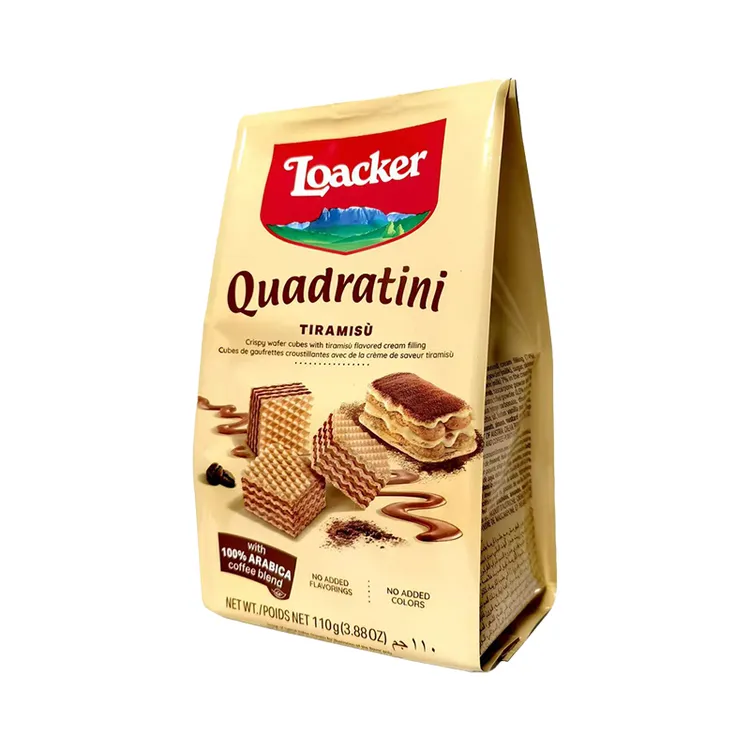 【26年5月到期】奥地利进口莱家提拉米苏味粒粒装威化饼干110g*2袋