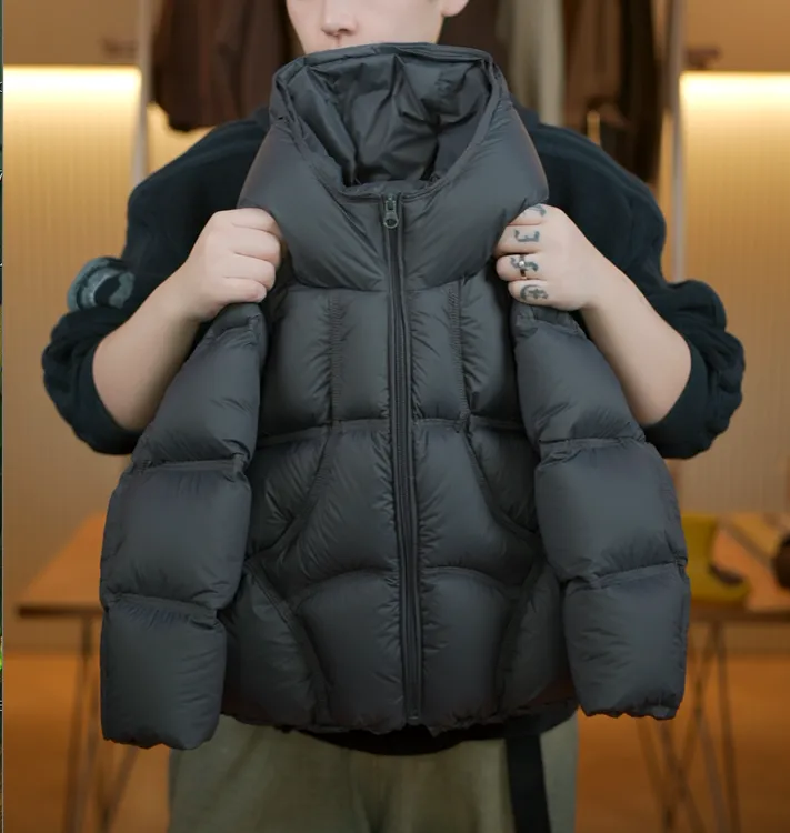 【小蛋壳】【现货】儿童冬季新款加厚保暖男童连帽白鸭绒羽绒服DK891