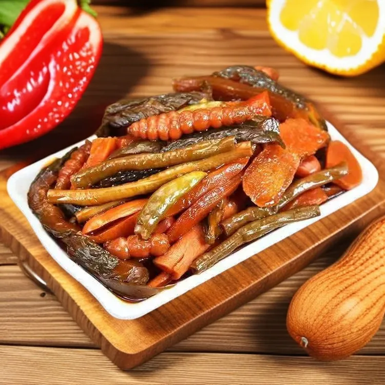 【回忆来袭】超香开胃菜袋装开胃香腌制酱八宝正宗秒炫完的下饭菜ES