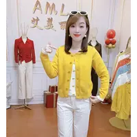 AML3【热爱如你】假两件精致蝴蝶结加厚毛衣减龄显瘦毛针织衫女上衣