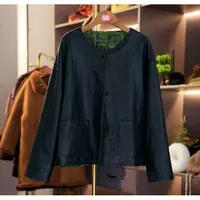 【云想佐老板-夏木阴阴】中式双面穿皮衣外套5009