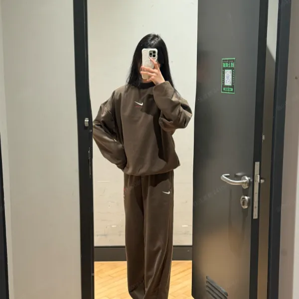 【滔搏联动】NIKE/耐克双旦礼运动针织时尚百搭户外长裤IQ3820-212